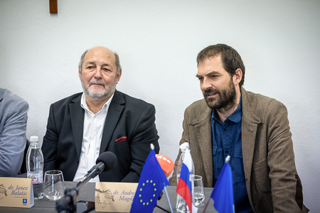 dr. Janez Balažic, dr. Andrej Magdič  (od leve proti desni)